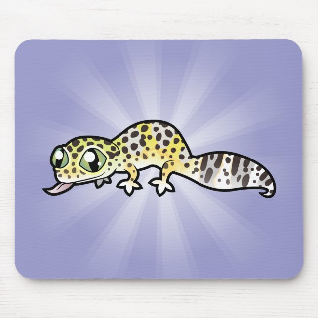 Tecknad leopardgecko musmatta (Framsidan)