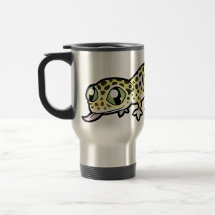 Tecknad leopardgecko resemugg