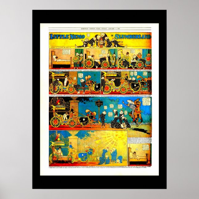 Tecknad-Little Nemo 13 med poster Vintage (Framsidan)