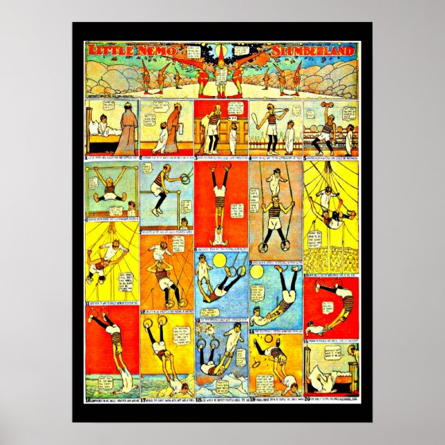 Tecknad-Little Nemo 14 med poster Vintage (Framsidan)