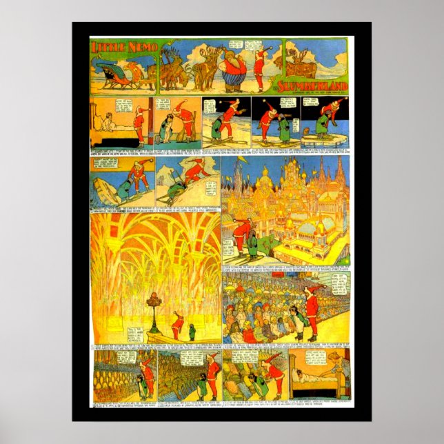 Tecknad-Little Nemo 19 med poster Vintage (Framsidan)