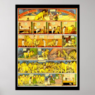 Tecknad-Little Nemo 28 med poster Vintage