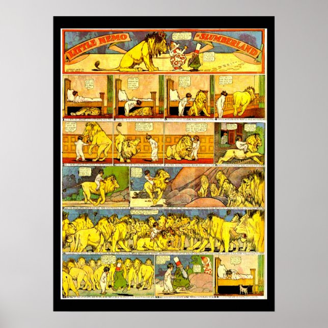 Tecknad-Little Nemo 28 med poster Vintage (Framsidan)