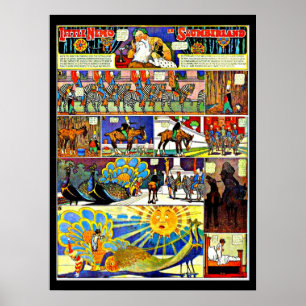 Tecknad-Little Nemo 8 med poster Vintage