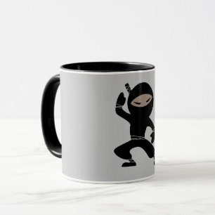 Tecknad Little Ninja Warrior Mugg