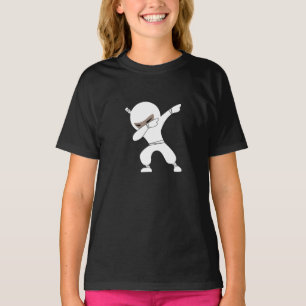 Tecknad Little Ninja Warrior T Shirt