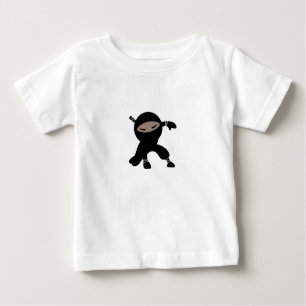 Tecknad Little Ninja Warrior T Shirt