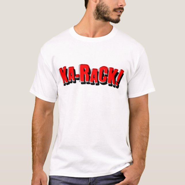 Tecknad ljud, effekt t shirt (Framsida)