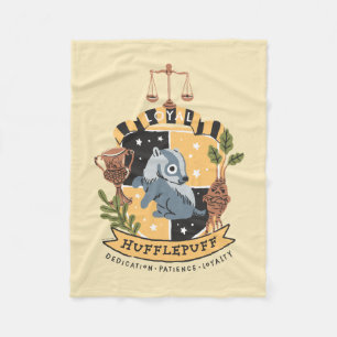 Tecknad Loyal Hufflepuff Fleecefilt