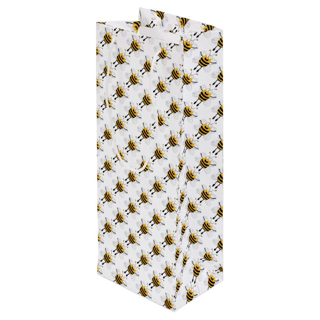 Tecknad lustigt bi (Baksidan Vinklad)