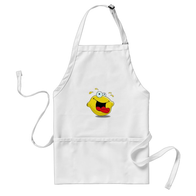 Tecknad Lycklig Lemon Apron Förkläde (Framsidan)