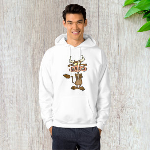 Tecknad Mad Cow Hoodie
