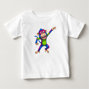 Tecknad maskot apa t shirt