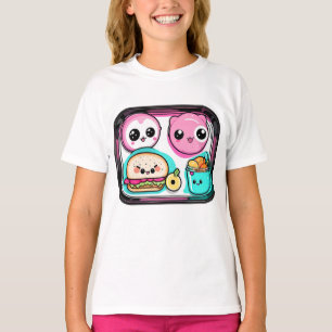 Tecknad Mat Gift för barn T Shirt