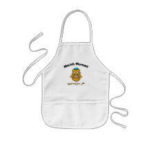 Tecknad Matzah Monster Passover Apron