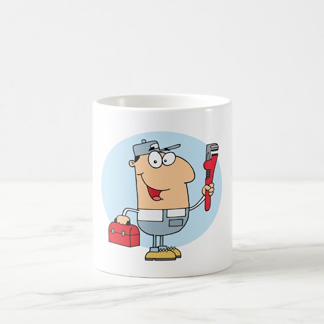 Tecknad Mekanisk kaffe Mugg (Skapare uppladdad)