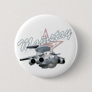 Tecknad militären flygplan knapp