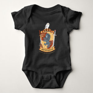 Tecknad modig Gryffindor-vapen T Shirt