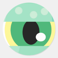 Tecknad Monster Dragon Eyeball