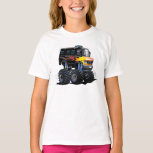 Tecknad monster lastbil t shirt
