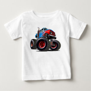 Tecknad monster lastbil t shirt