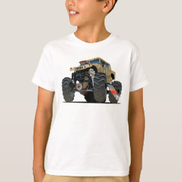 Tecknad monster lastbil t shirt