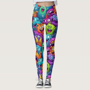 Tecknad Monsters Leggings