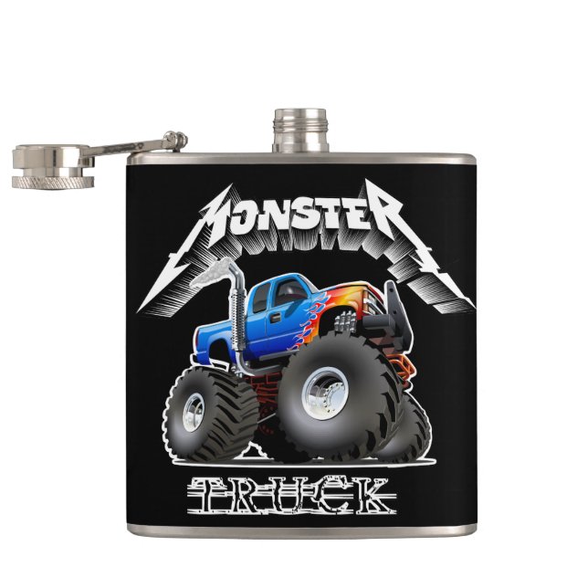 Tecknad monstertruck fickplunta (Öppnad)