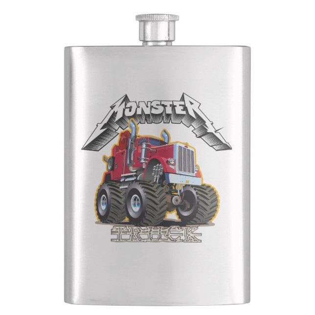 Tecknad monstertruck fickplunta (Framsidan)