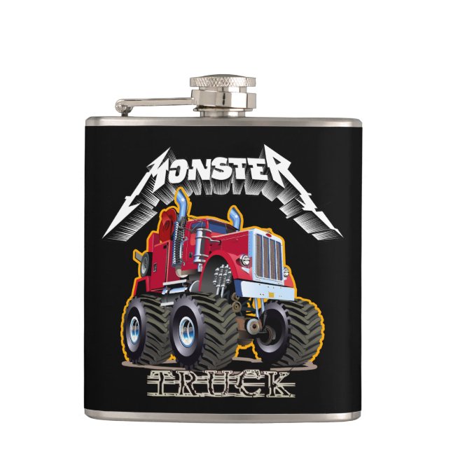 Tecknad monstertruck fickplunta (Framsidan)