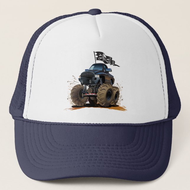 Tecknad monstertruck keps (Framsida)