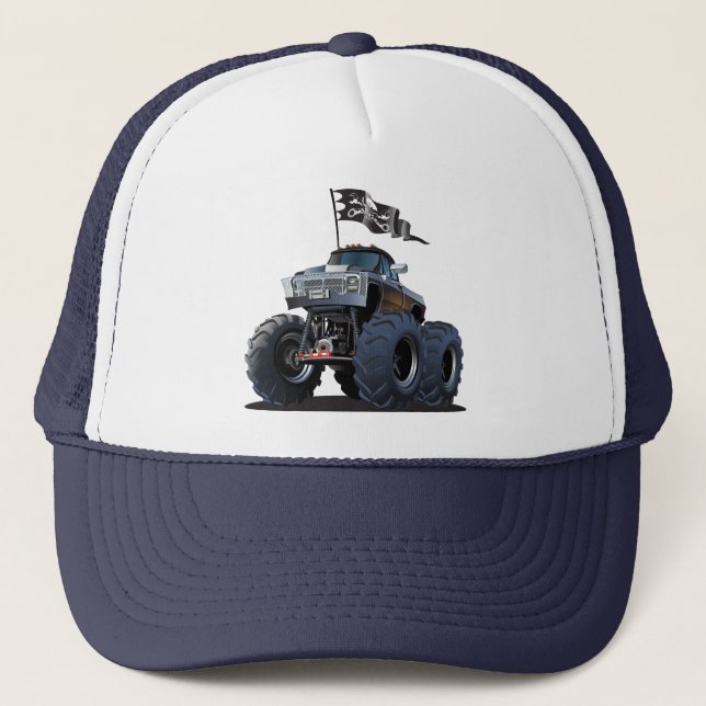 Tecknad monstertruck keps (Framsida)