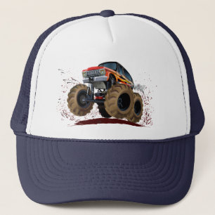 Tecknad monstertruck keps