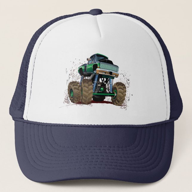 Tecknad monstertruck keps (Framsida)