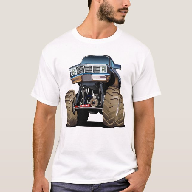 Tecknad monstertruck t shirt (Framsida)