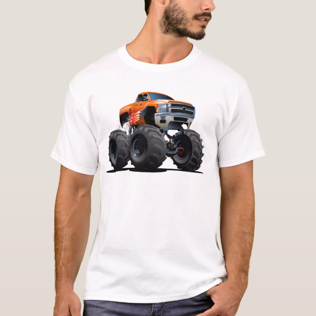 Tecknad monstertruck t shirt (Framsida)