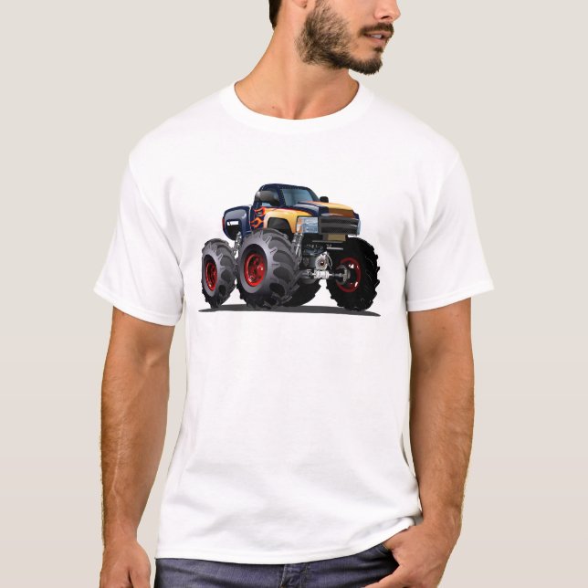 Tecknad monstertruck t shirt (Framsida)