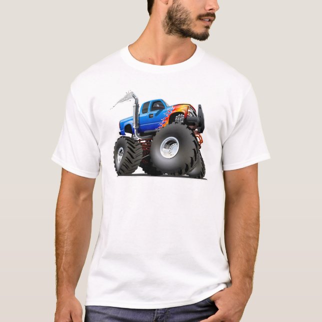 Tecknad monstertruck t shirt (Framsida)