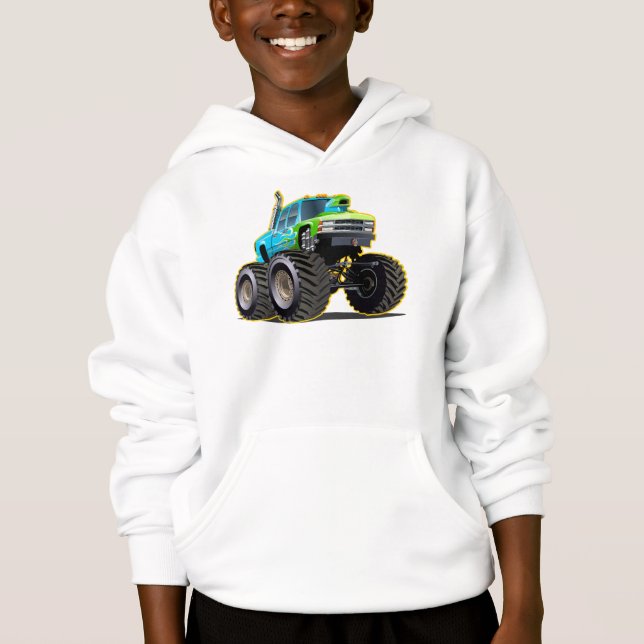 Tecknad monstertruck t shirt (Framsida)
