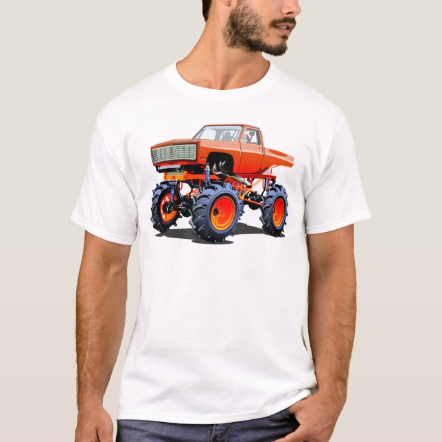 Tecknad monstertruck t shirt (Framsida)