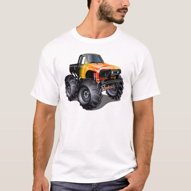 Tecknad monstertruck t shirt (Framsida)