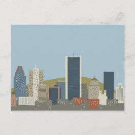 Tecknad Montreal Vykort