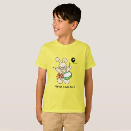 Tecknad Morse-kod för barn! Bokstav "G" T Shirt