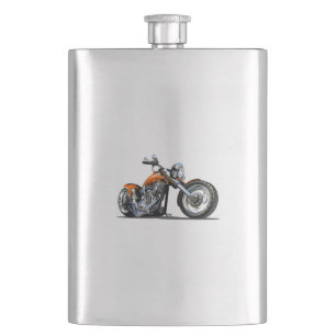 Tecknad motorcykel fickplunta