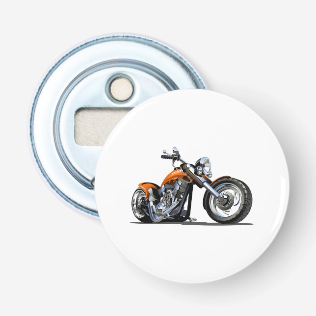 Tecknad motorcykel flasköppnare (Framsidan)