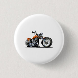 Tecknad motorcykel knapp
