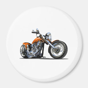 Tecknad motorcykel magnet