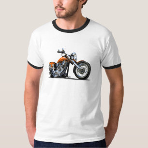 Tecknad motorcykel t shirt