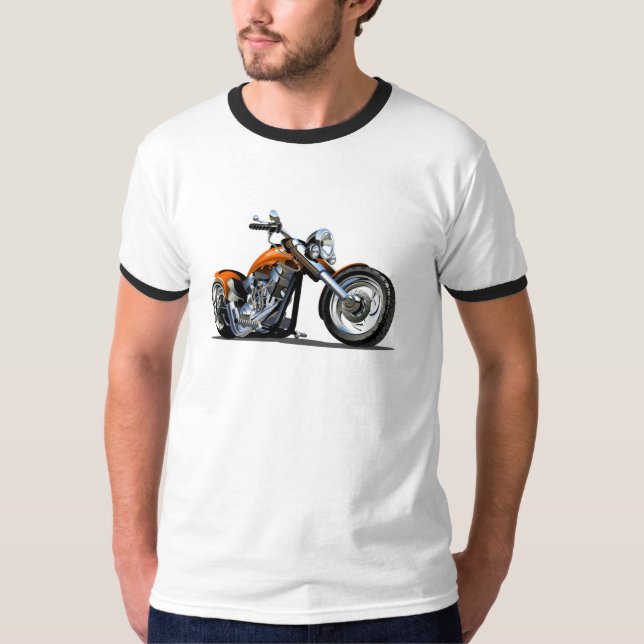 Tecknad motorcykel t shirt (Framsida)
