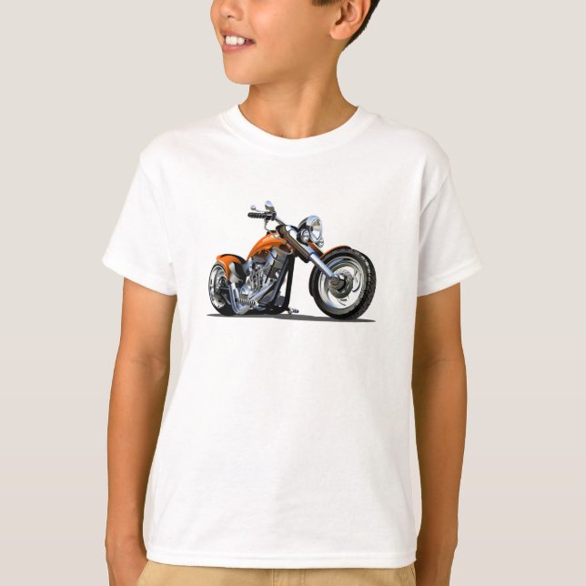 Tecknad motorcykel t shirt (Framsida)